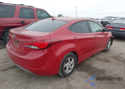 2014 Hyundai Elantra Se из США, поврежденный, VIN KMHDH4AE6EU119310